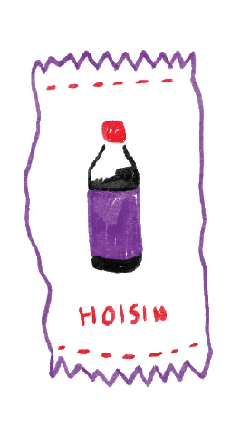 Hoisin packet drawing